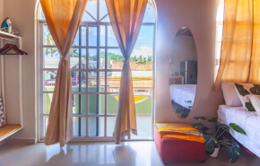 Central Studio with Fast WiFi & Beach Steps Away